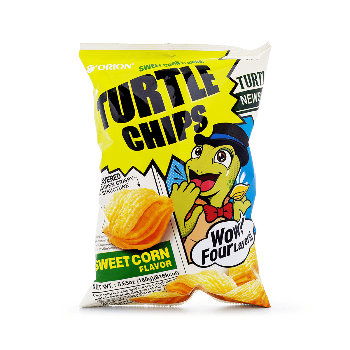 Orion Turtle Chips Sweek Corn Flavor